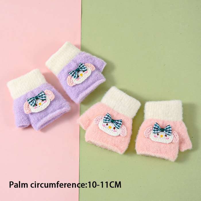 Winter Gloves Color Purple Size 6 To 24 Months