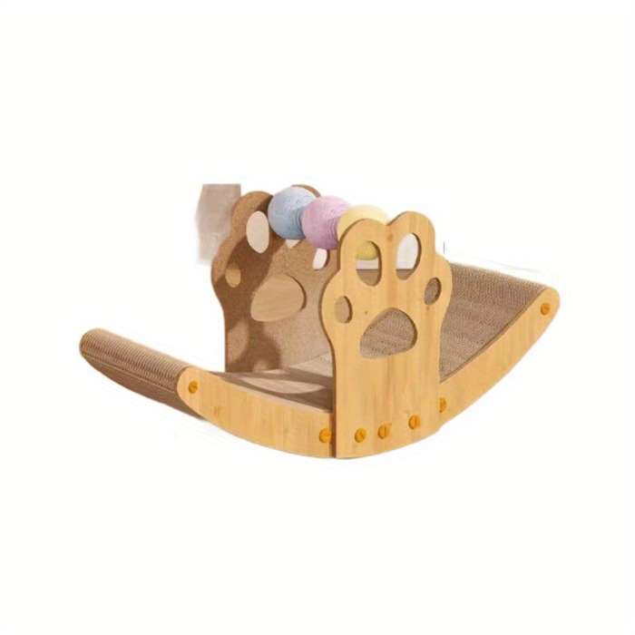 Pet Supplies Color Type A Size Ship  Shaped Shaker Cat Scratching Board Upgraded Model