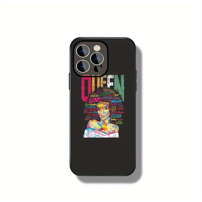 1Pc Black For iPhone 11 Pro Max Colorful Graffiti Art Phone Case