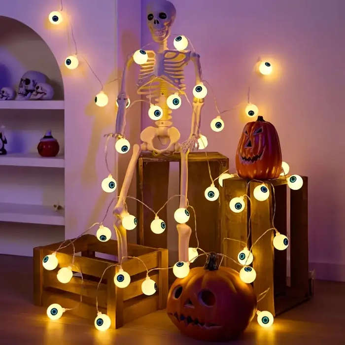 Halloween Decorations Color Warm Light Size 3.0 Meter 20 Lights