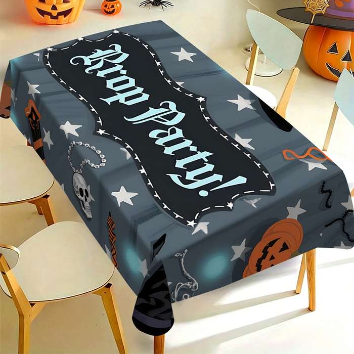 Halloween tablecloth decoration size 90 x 140cm or 35.43 x 55.11inch