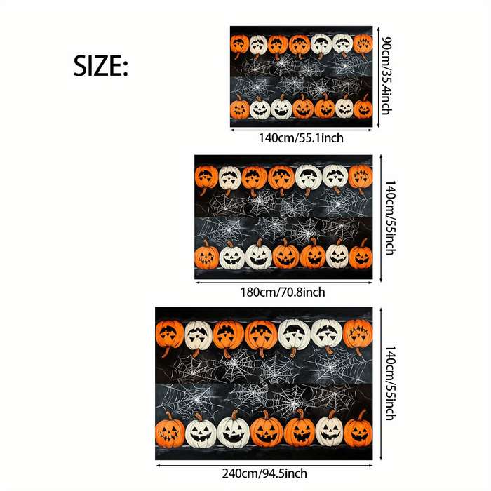 Halloween tablecloth decoration size 180 x 140CM