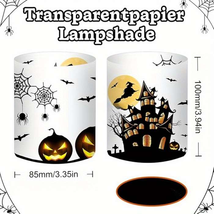 Halloween Decorations Color Halloween Lampshade Size 1 Pack Of 12 Pcs
