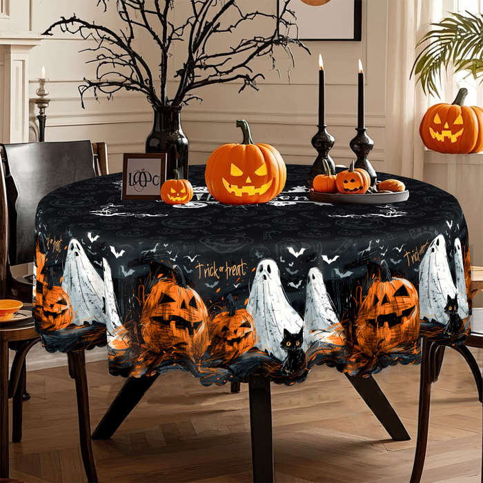 Halloween tablecloth decoration size Round 152.4152.4cm