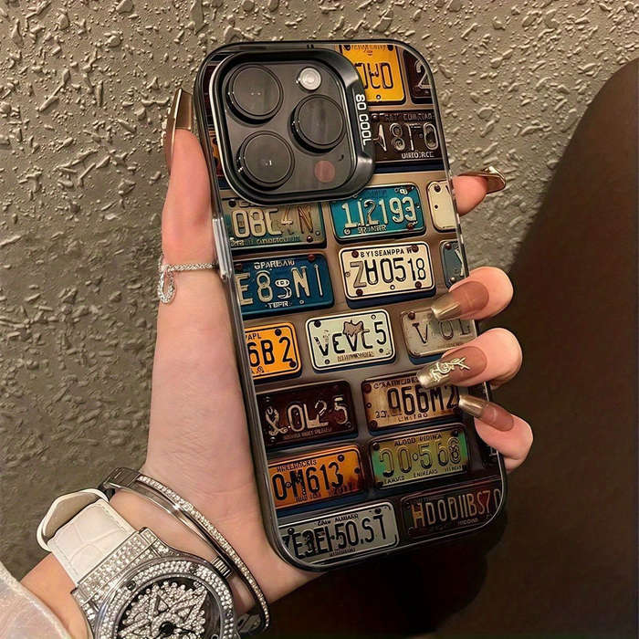 1Pc Black For iPhone 15 Plus Phone Case Phone Cover