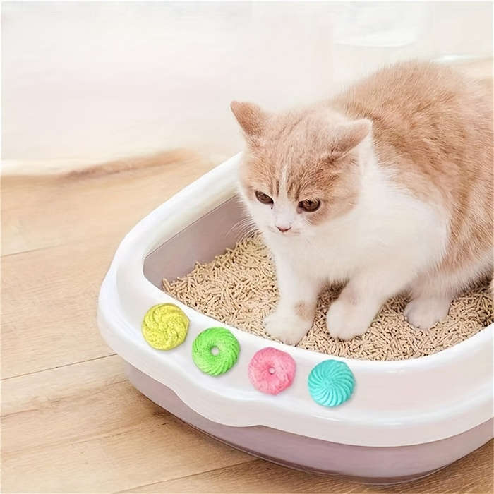 Pet supplies color Cat Litter Box Deodorizer  4pc