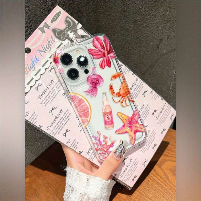 1Pc Transparent For iPhone 7 8 Se2 Se3 Phone Case Phone Cover