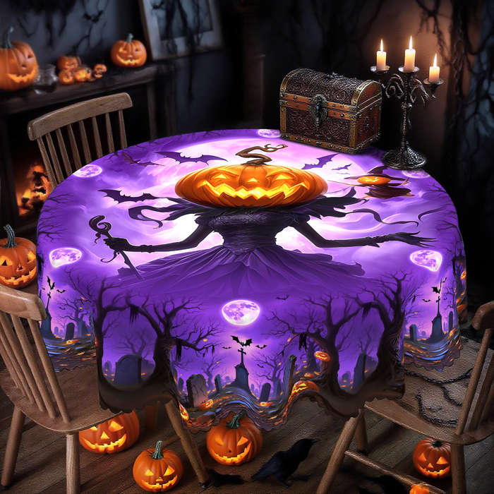 Halloween tablecloth decoration size Rectangle 60x144in or 150x365cm