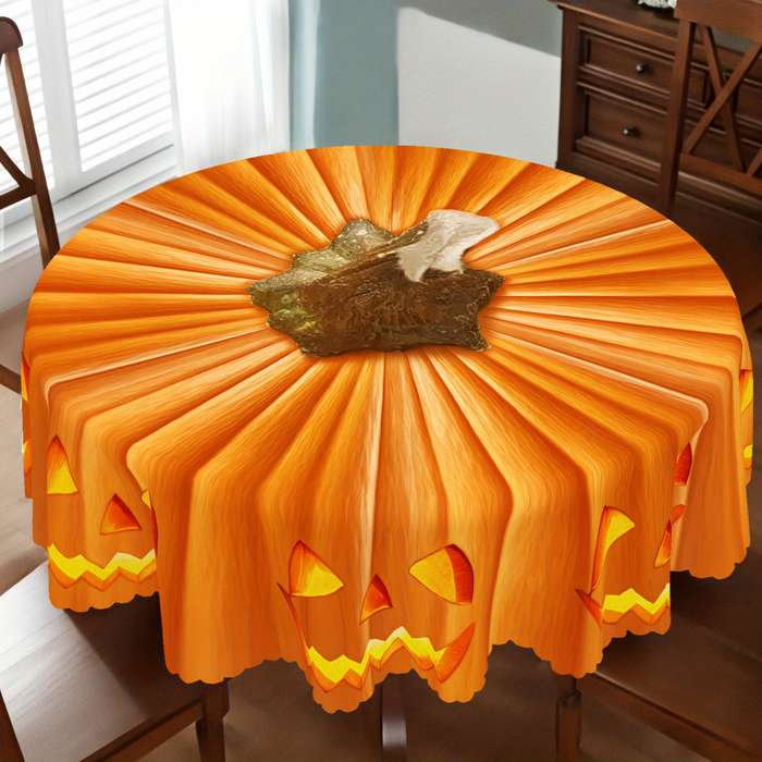 Halloween tablecloth decoration size Square 60x60in or 150x150cm