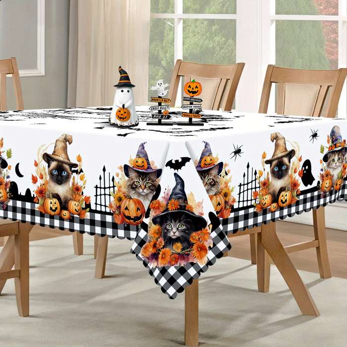 Halloween tablecloth decoration size Square 60x60in or 150x150cm