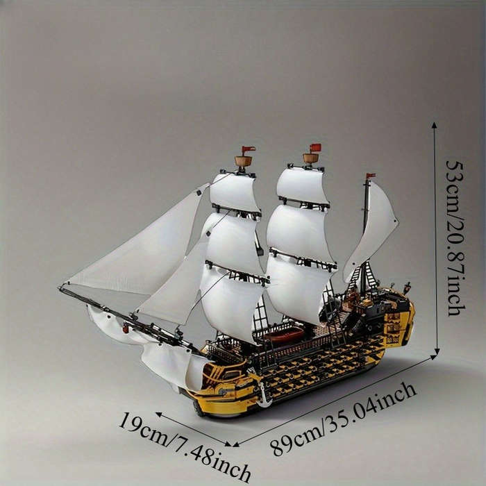 3D Jigsaw Puzzle Model Ship