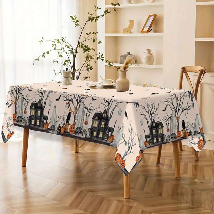 Halloween tablecloth decoration size 90x140cm or 35.4x55.1inch
