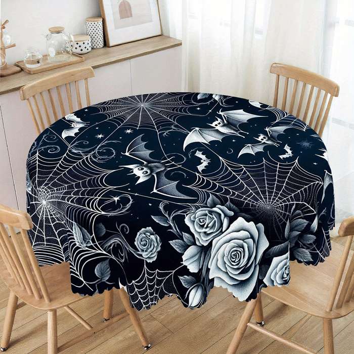 Halloween tablecloth decoration size Square 60x60in or 150x150cm