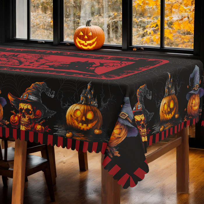 Halloween tablecloth decoration size 60x86in or 152x220cm Rectangle
