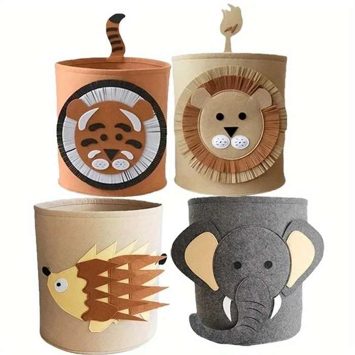 Storage And Organizationcolor Lion4Pcs