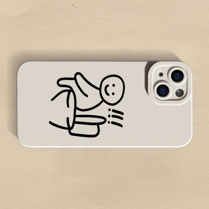 1Pc Beige For iPhone 16 Pro Phone Case Phone Cover