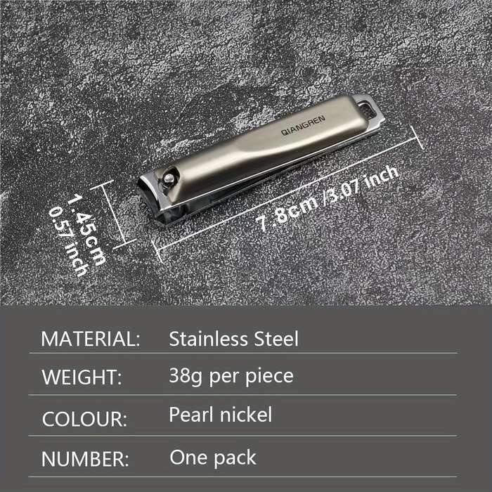 1pc Carbon Steel Nail Clippers with Concave Blade Stainless Steel Nail Clipper for Toenails H