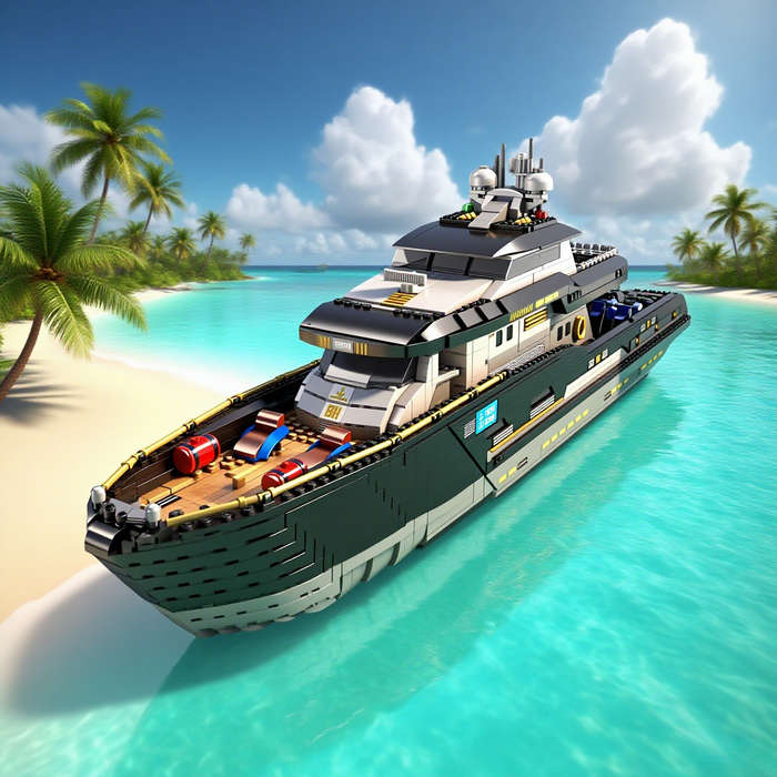 3D Jigsaw Puzzle Model Ship