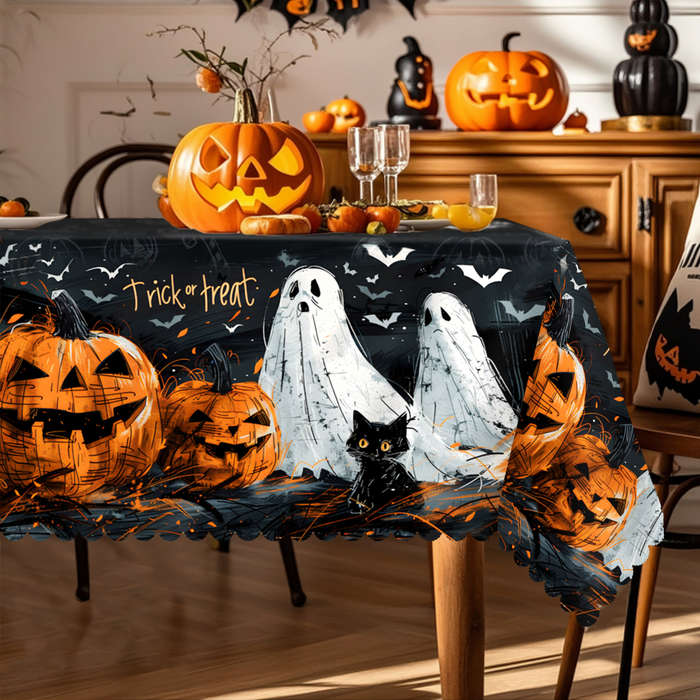 Halloween tablecloth decoration size Round 152.4152.4cm