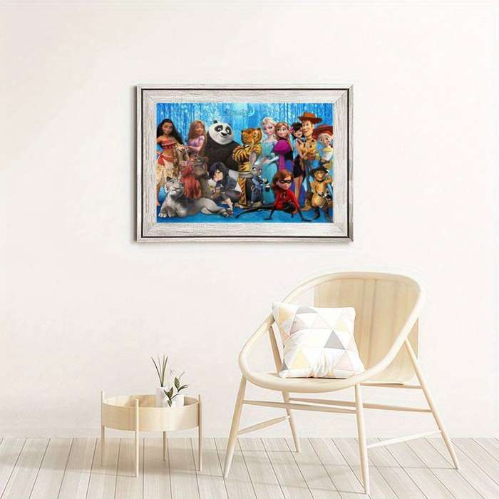 1000pcs Disney Wooden Puzzle Horizontal Style Relax Challenge Perfect for Enjoying
