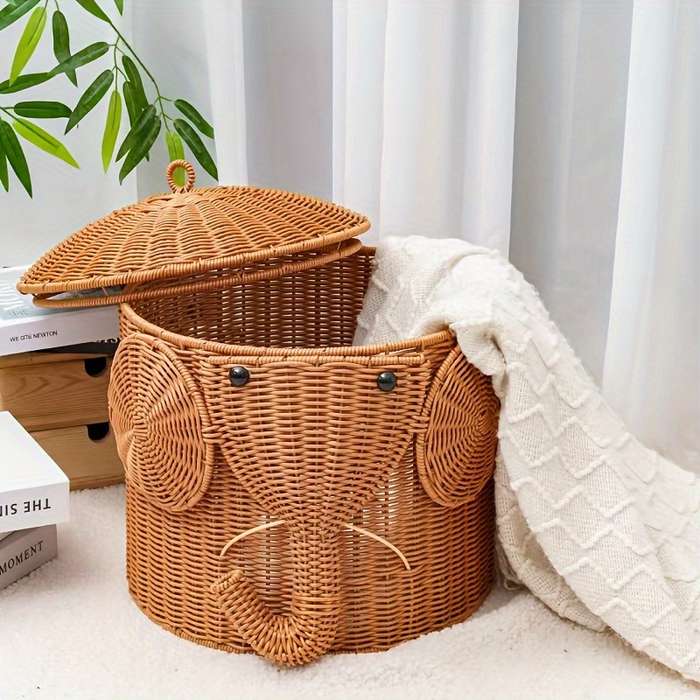 Storage And Organizationmaterial Imitation Rattan
