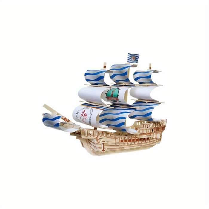 3D Jigsaw Puzzle Model Ship Color Dream