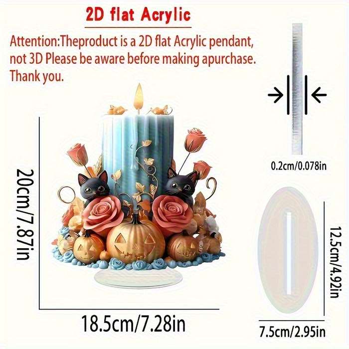 Halloween Decorations Material Acrylic
