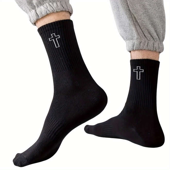 5 Pairs Of Mixed One Size High Elastic Socks