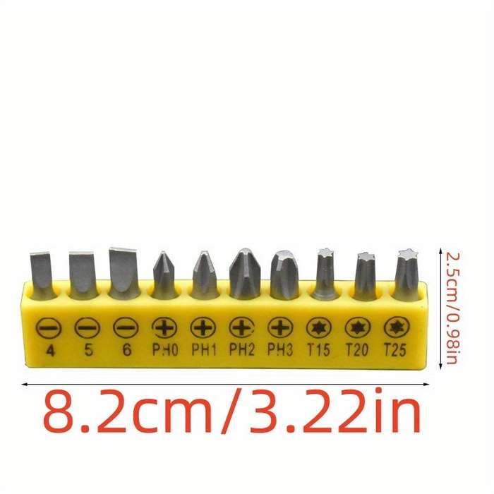 Screwdriver Bit Tool Set Color Screwdriver Bits Set