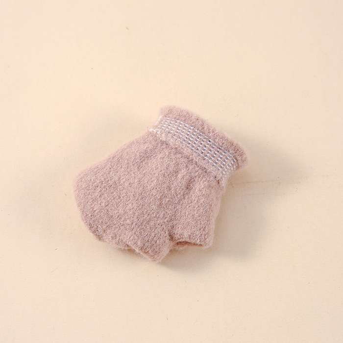 Winter Gloves Color Coffee Size 3 To 6Y