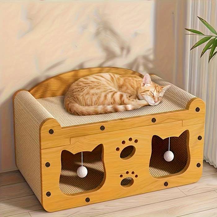 Pet supplies color Single layer cat scratching board