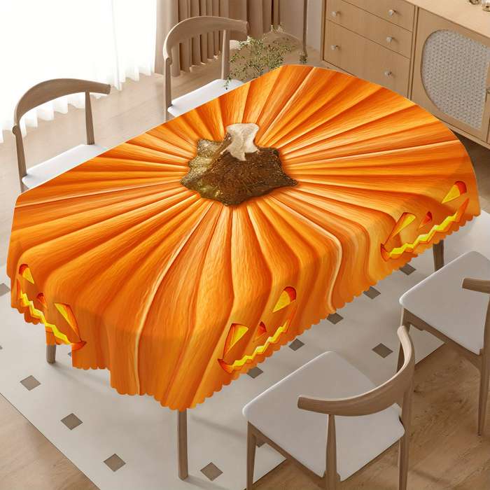 Halloween tablecloth decoration size Square 60x60in or 150x150cm