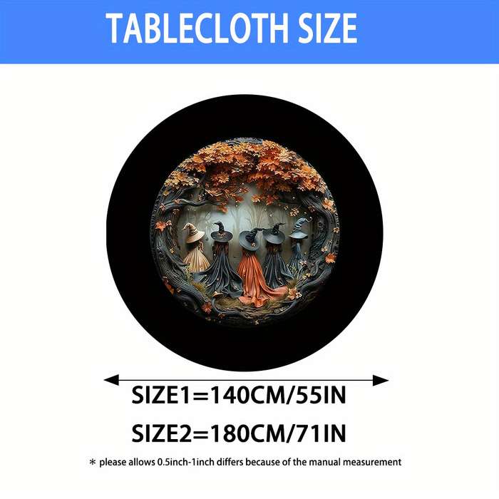 Halloween tablecloth decoration size 1PC 180