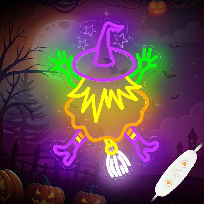 Halloween Decorations Color Witch Black