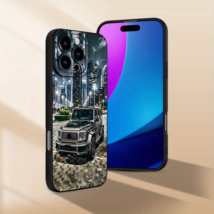 1Pc Black For iPhone 16 Pro Max Phone Case Phone Cover