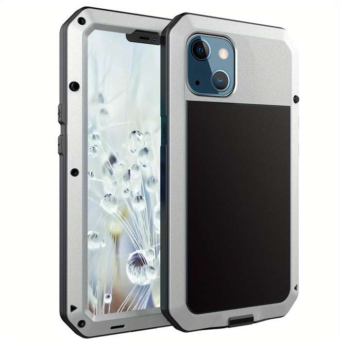 1Pc Light Grey For iPhone 13 Phone Case Phone Cover