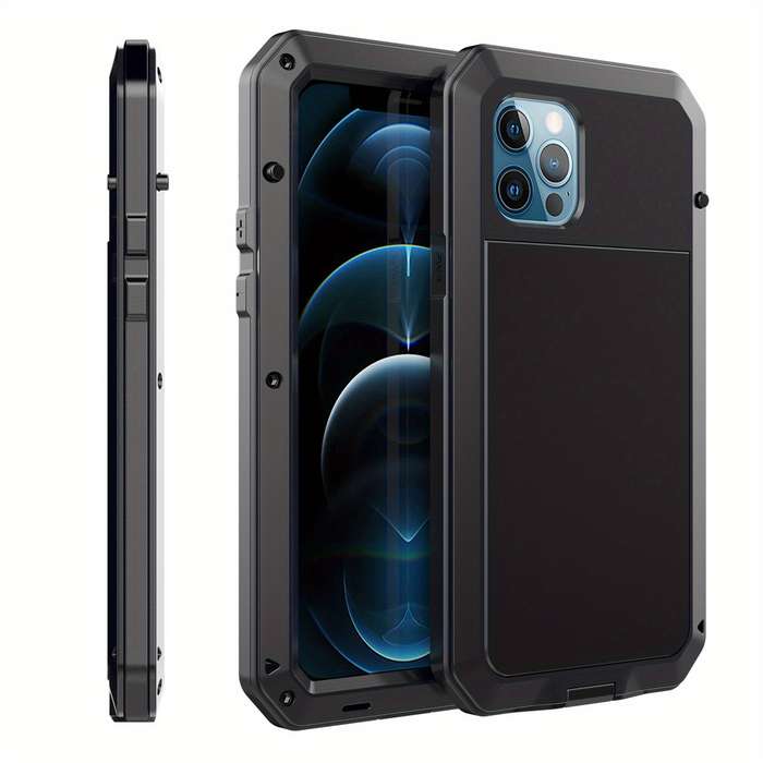1Pc Black For iPhone 12 Phone Case Phone Cover