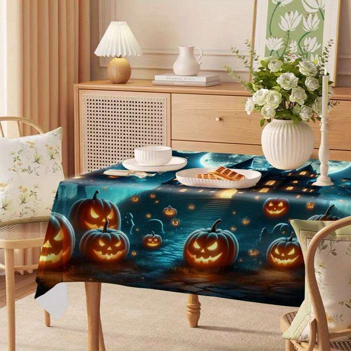 Halloween tablecloth decoration size 140cm x 180cm