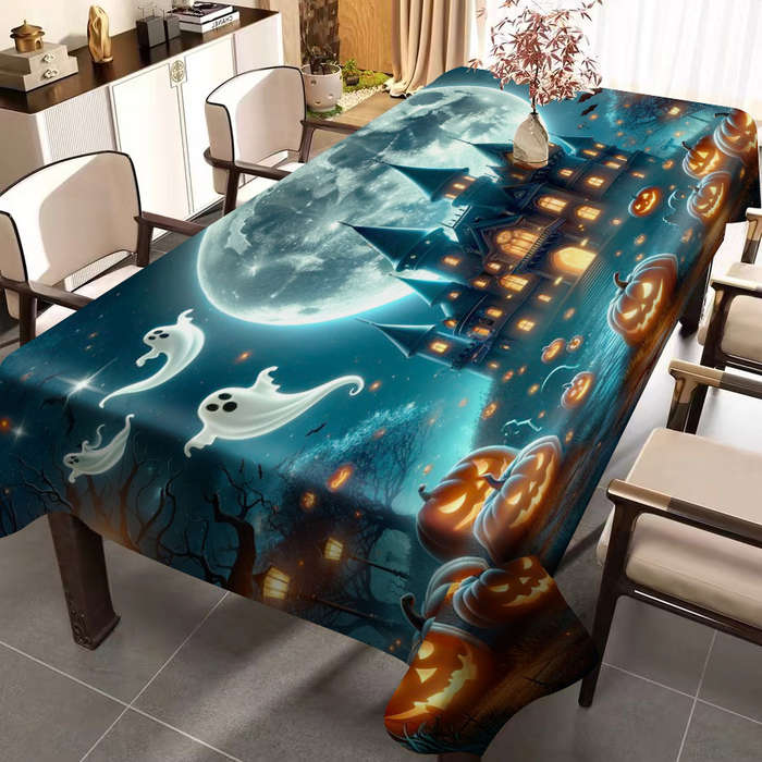 Halloween tablecloth decoration size 140cm x 180cm