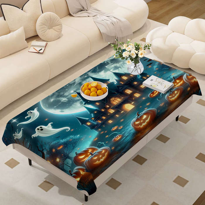 Halloween tablecloth decoration size 140cm x 180cm