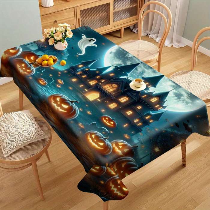Halloween tablecloth decoration size 140cm x 180cm