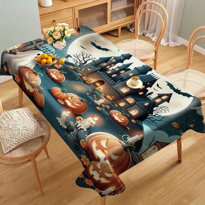 Halloween tablecloth decoration size 140cm x 220cm