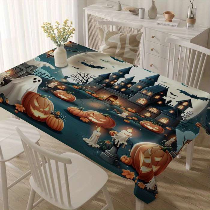 Halloween tablecloth decoration size 140cm x 220cm