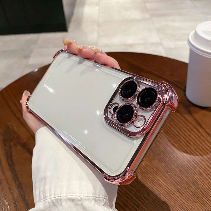 1Pc Golden For iPhone 14 Phone Case Phone Cover