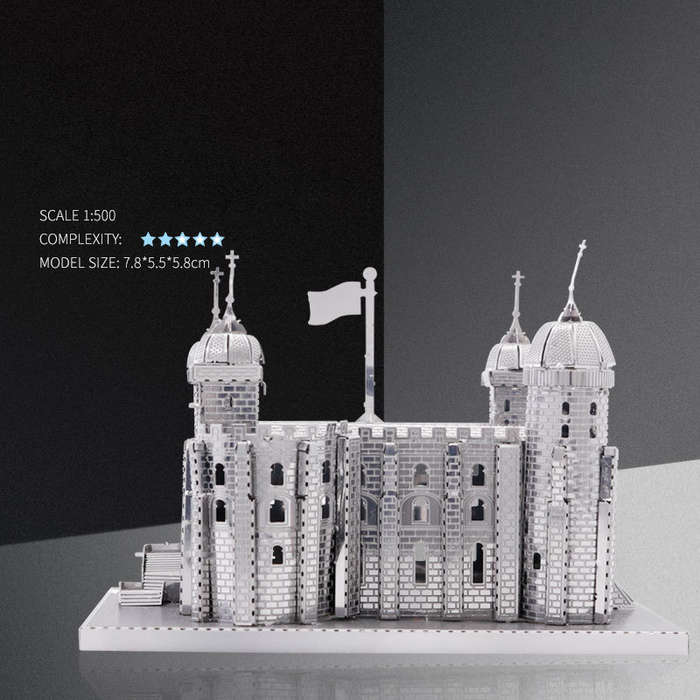 Building Toy Architectural Model Toy Set Style Tower Of London
