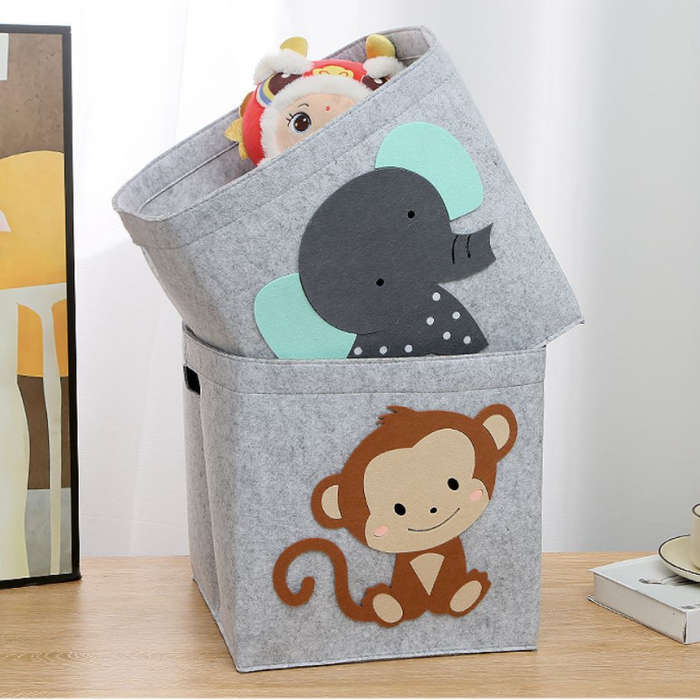 Storage And Organizationcolor Elephants Size 30Cm/11.8In X 30Cm/11.8In