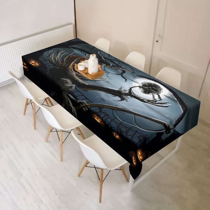 Halloween tablecloth decoration size 90 x 140cm or 35.43 x 55.11inch