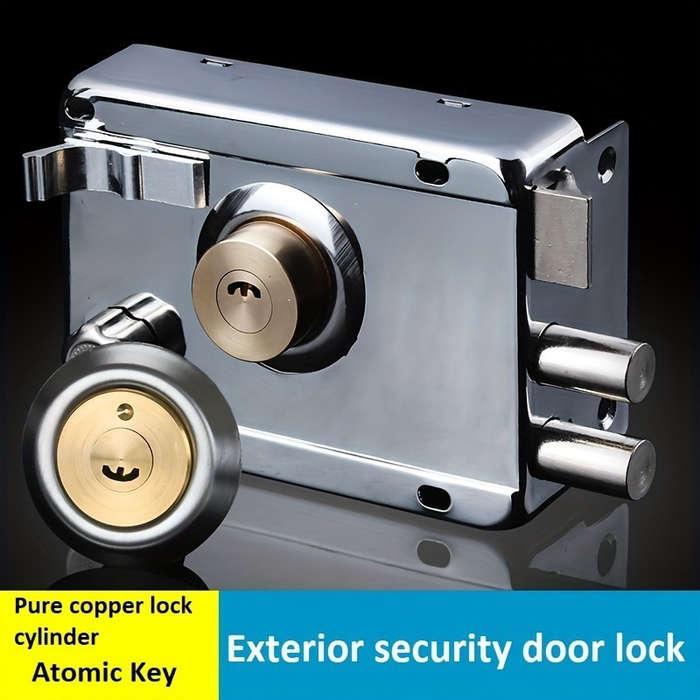 Lock Color Zinc Head Left Open With Edge 1Pc