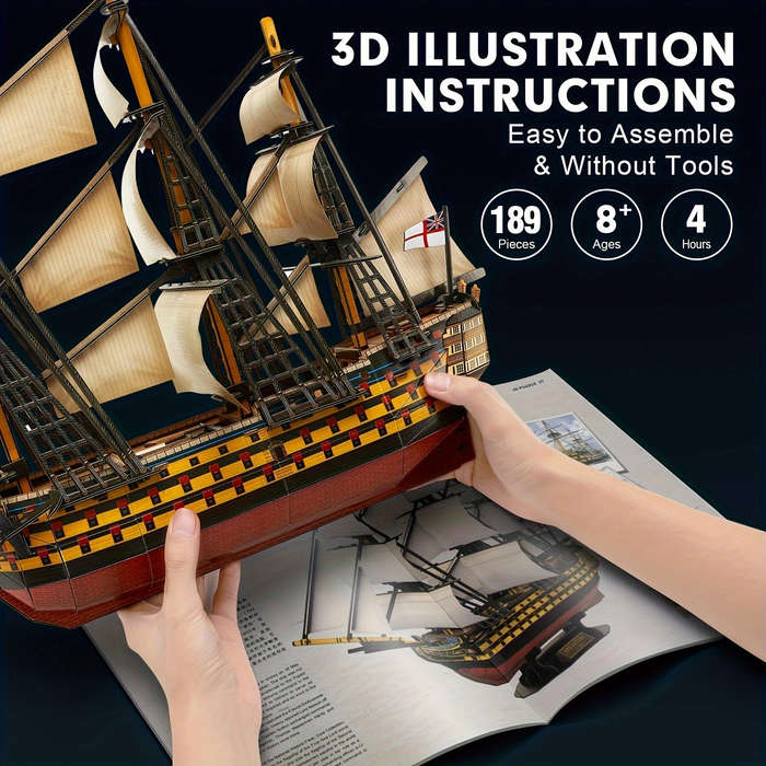 3D Jigsaw Puzzle Model Ship Items Royal Victory