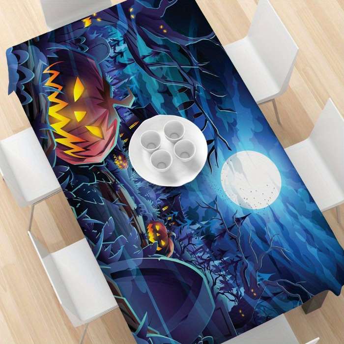 Halloween tablecloth decoration size 90x140cm or 35.4x55.1inch